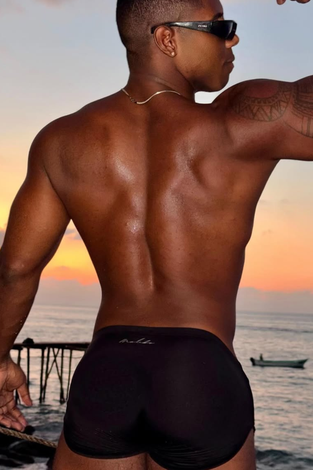 Cool-Dri 2-in-1 Shorts with Thong Lining - Midnight Black