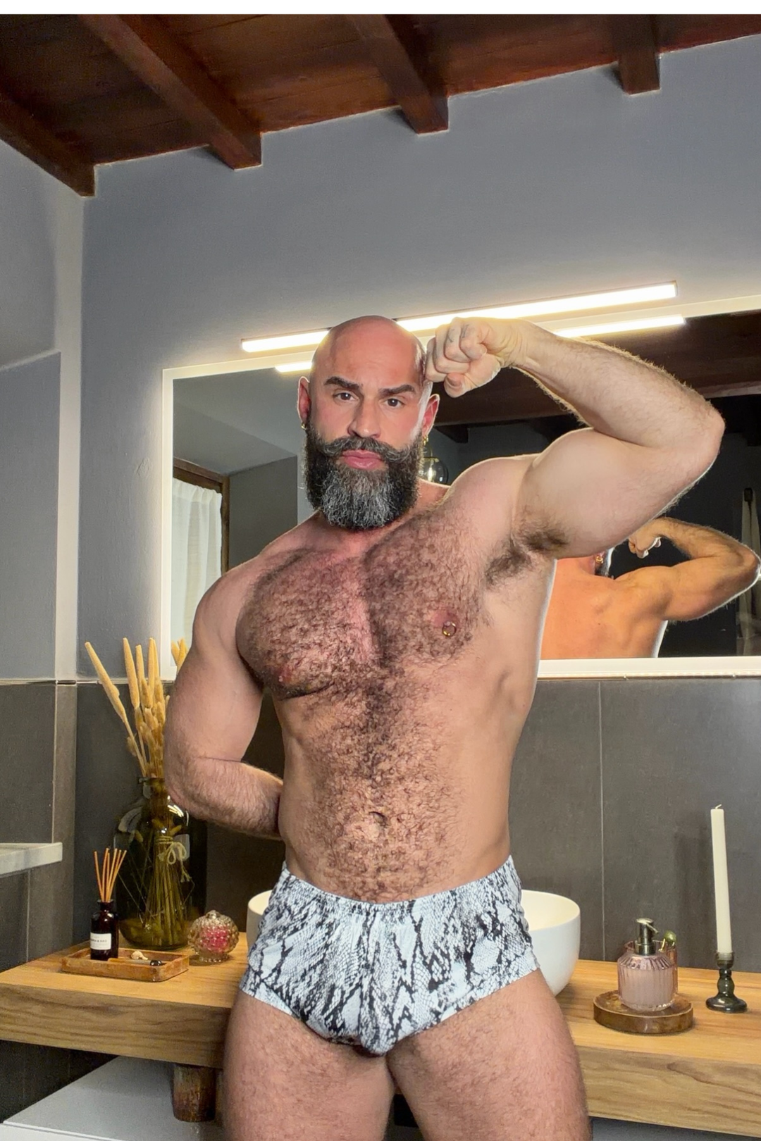 Stretch-It 2" Athletic Short Shorts - Snake Print