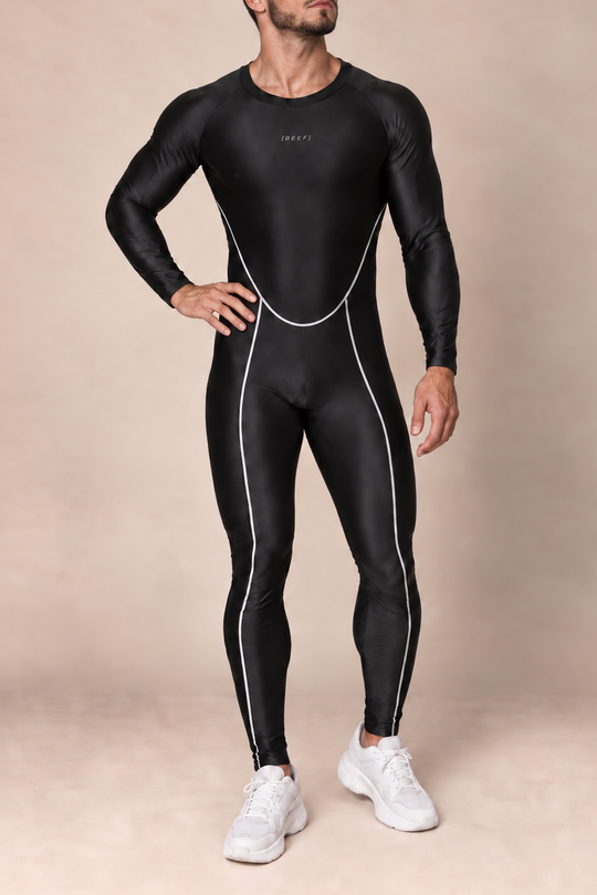 Contour Me Bodysuit - Midnight Black