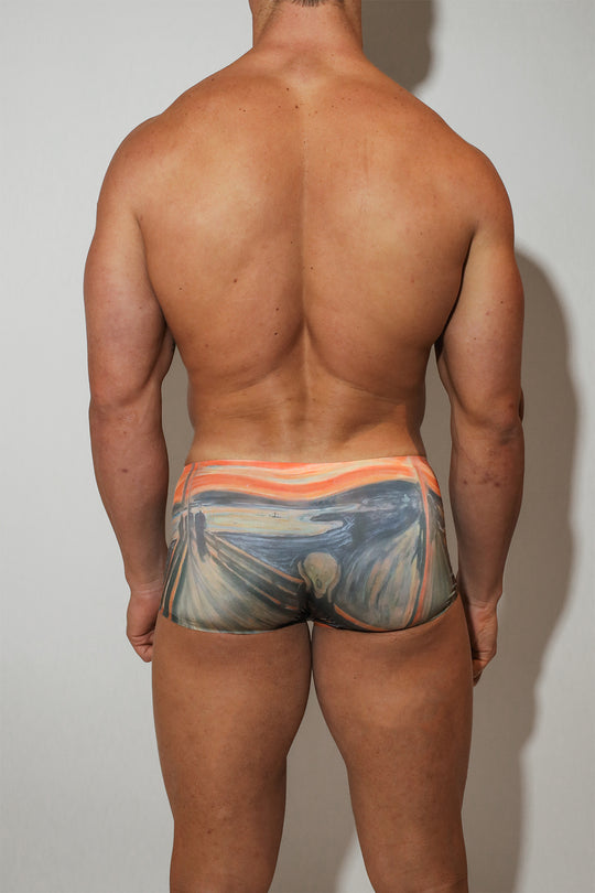 Come-Over Silky Seamless Boxer Briefs - Scream