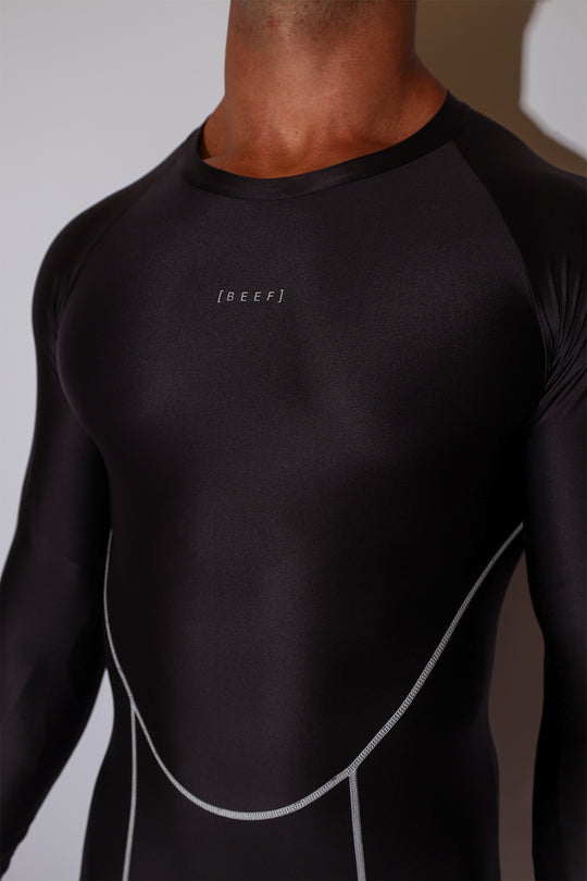 Contour Me Bodysuit - Midnight Black
