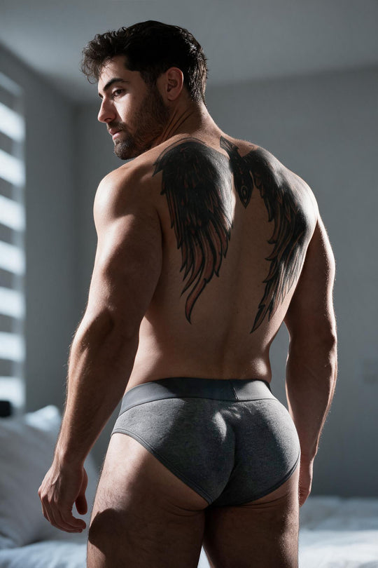 Original Cotton Briefs - Dark Heather Grey