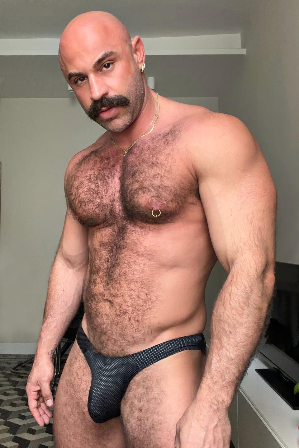 Shimmer Knit Seamless Briefs - Black