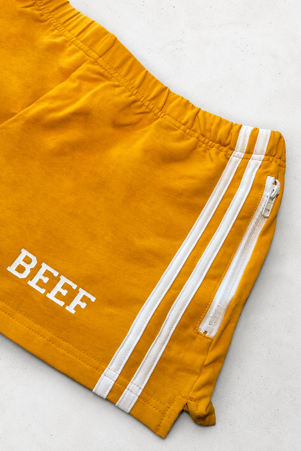 Varsity Boy Short Shorts - Tangerine Orange