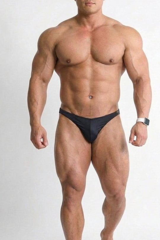 Classic Scrunch-Butt Swim Briefs - Black